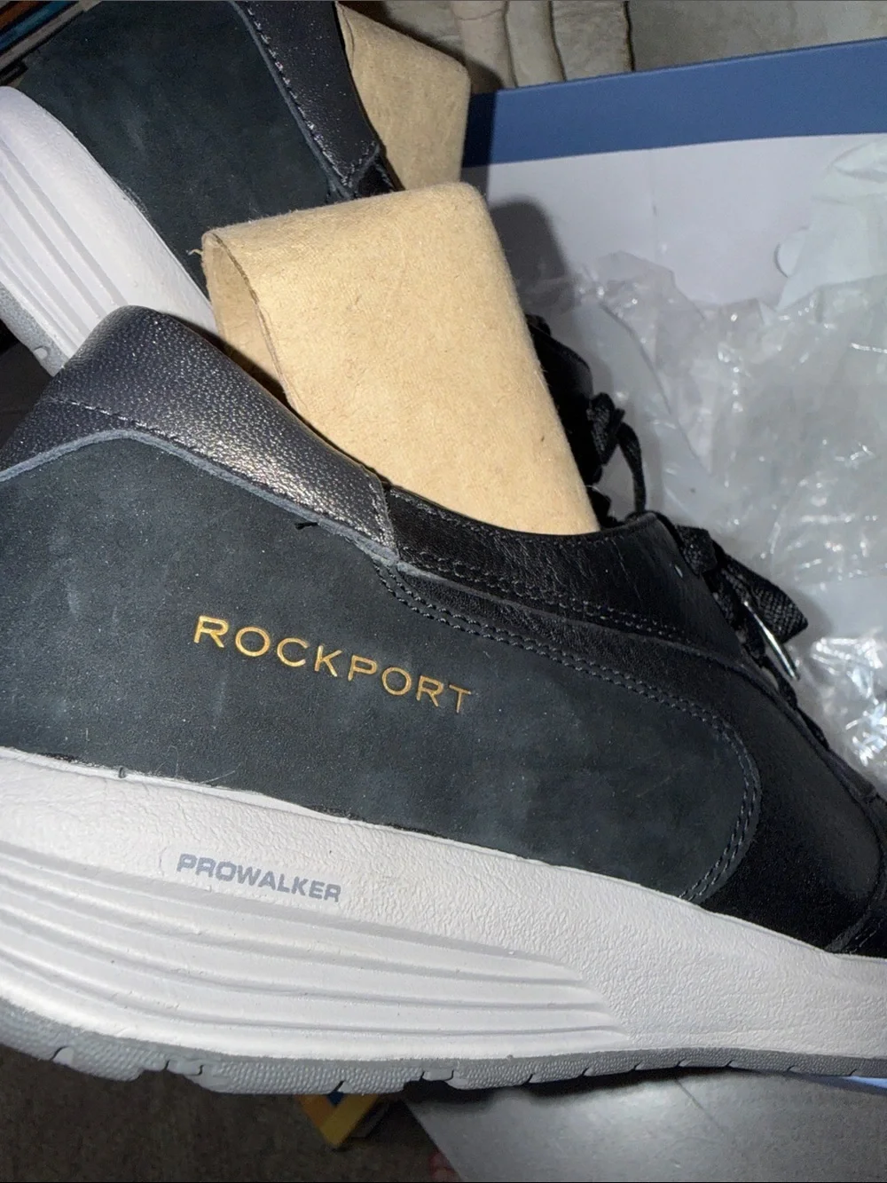 Rockport TS W Blucher Men's Black Leather Derby